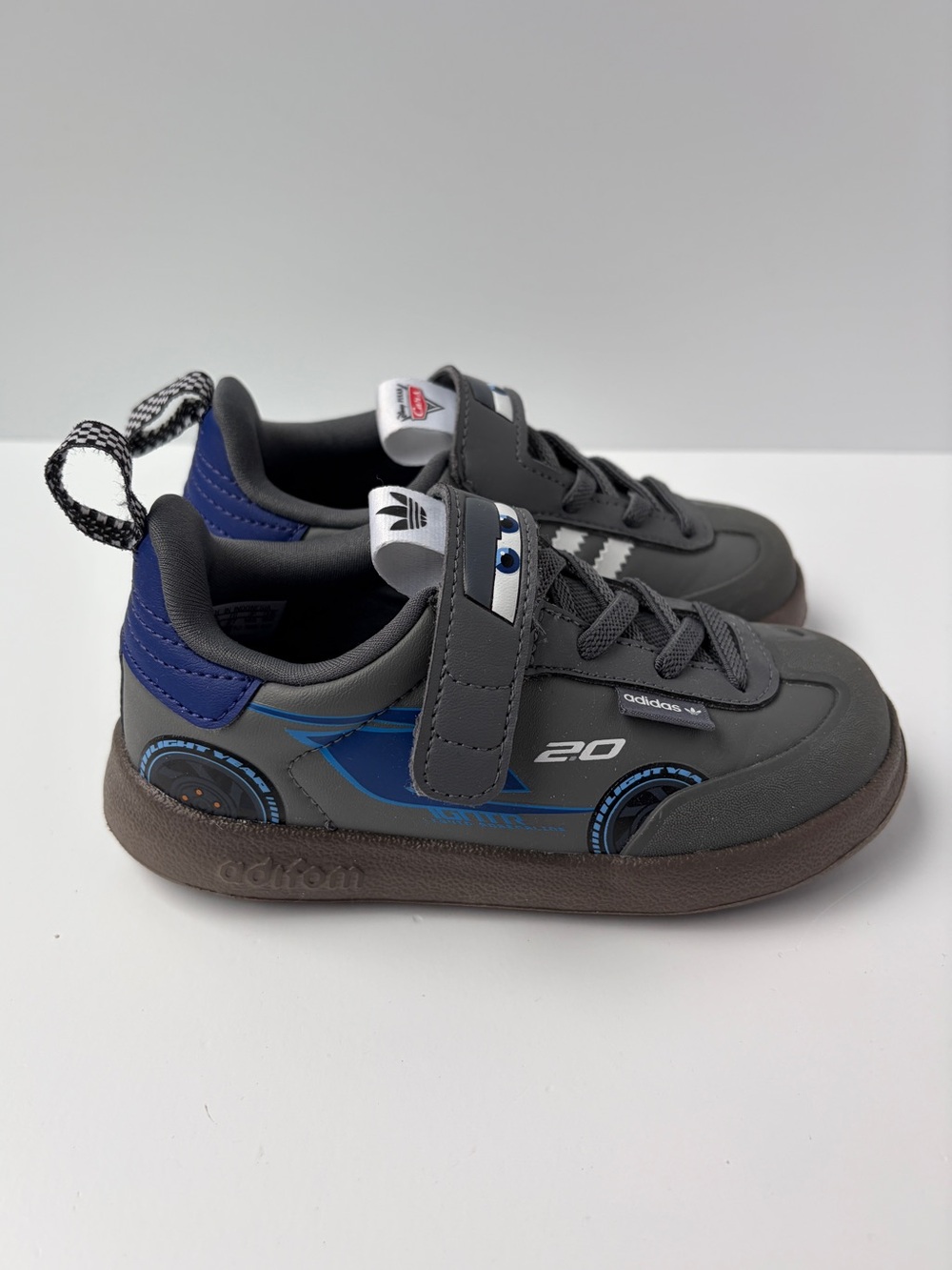 Adidas‎ X Pixar Cars Adifoam Samba 360 Jackson Storm Toddler Size 10K